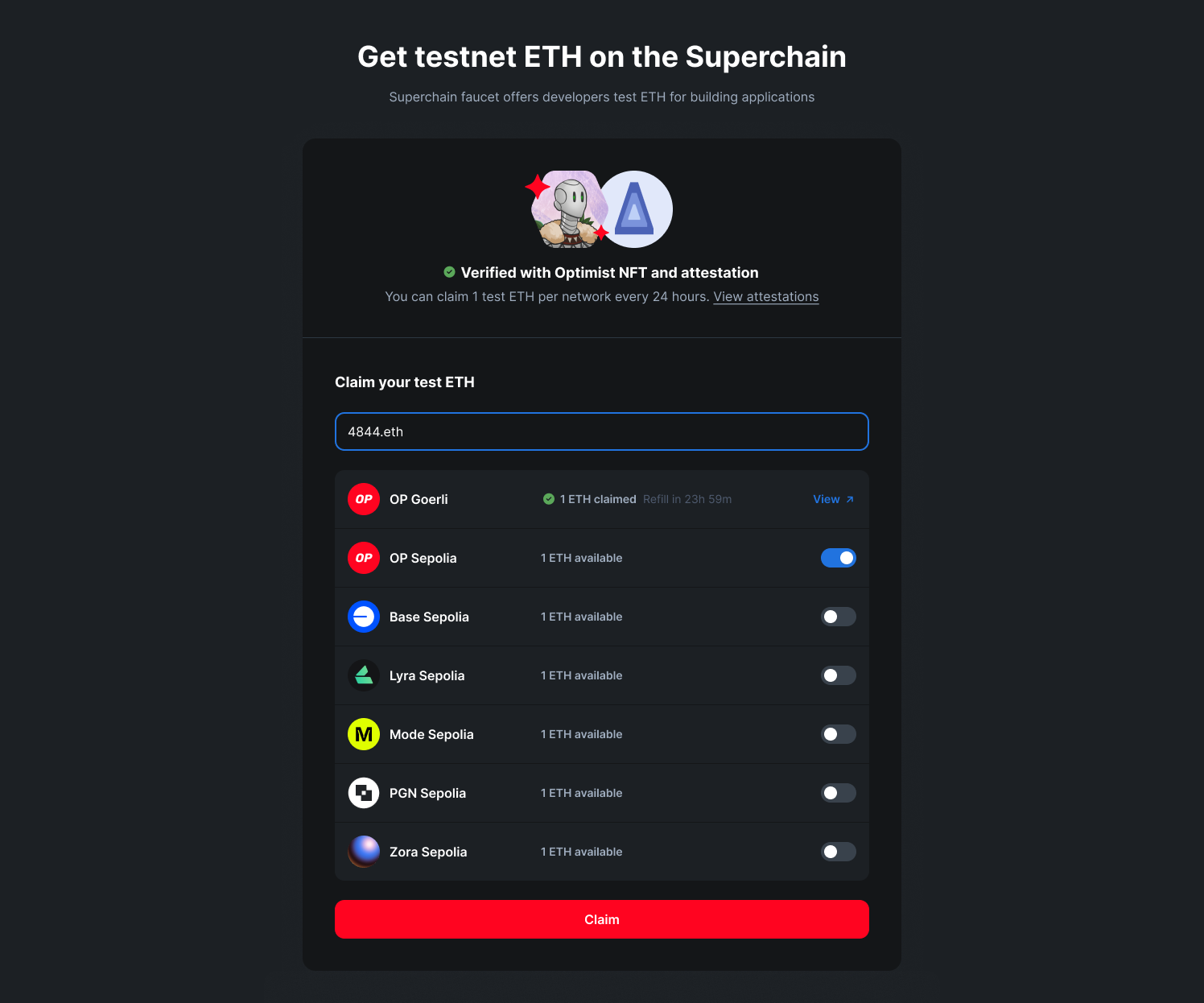 Providing Easier Access to Testnet ETH Across the Superchain with the Superchain Faucet