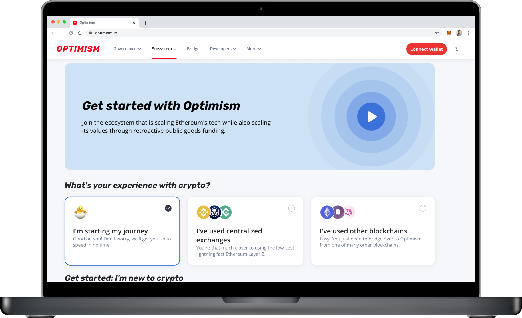 Making Optimism more accessible — meet Get Started